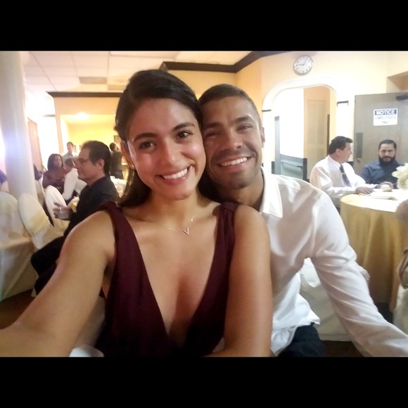 COPY - BALLROOM BURGUNDY MAXI DRESS - Picture 5 of 8